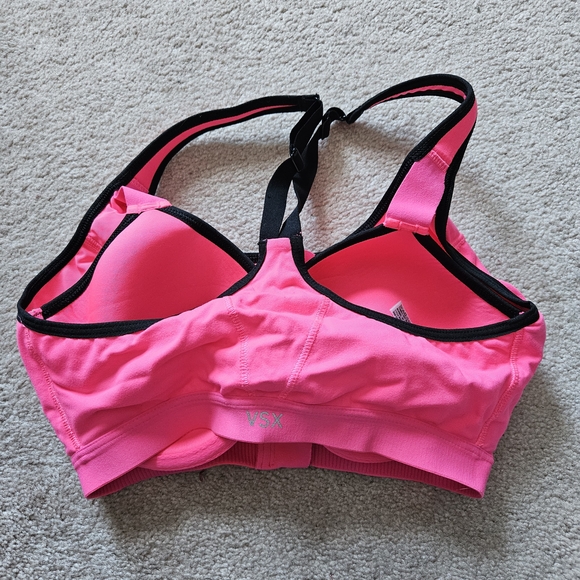 Victoria's Secret Pink and Black Sports Bra - Picture 2 of 4